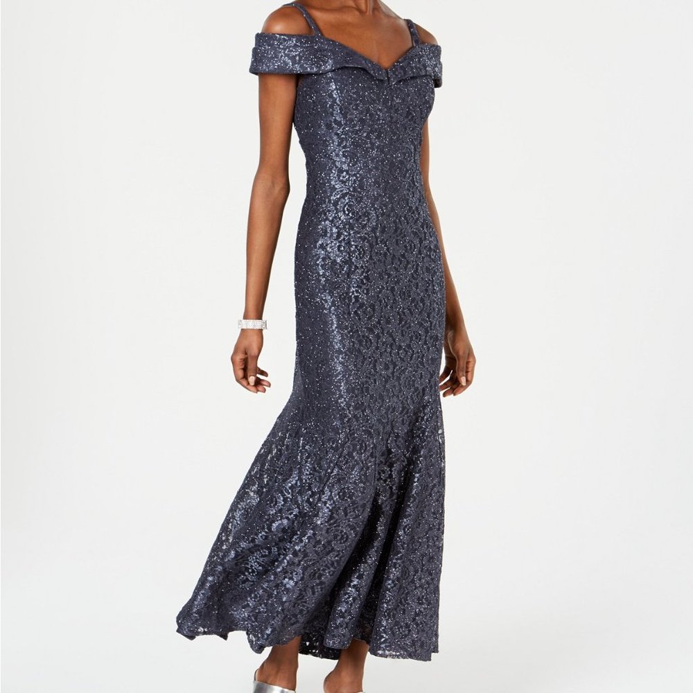 Lace grey dress size 12.